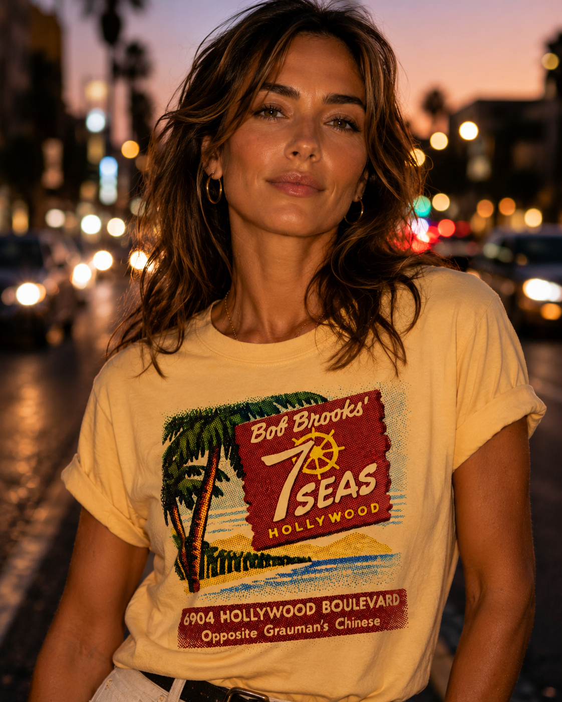 Bob Brooks’ 7 Seas – Hollywood Boulevard – Vintage Tiki Tee