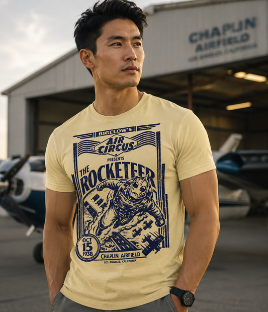 Bigelow’s Air Circus – Rocketeer LA – Vintage Pop Tee