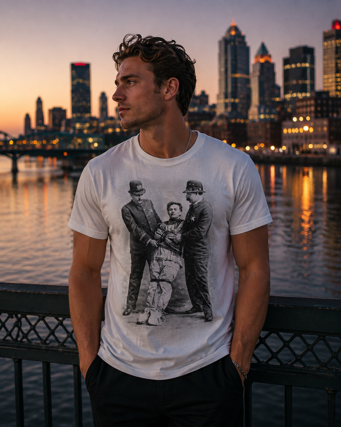 Houdini Magician – Vintage Escape Artist Tee