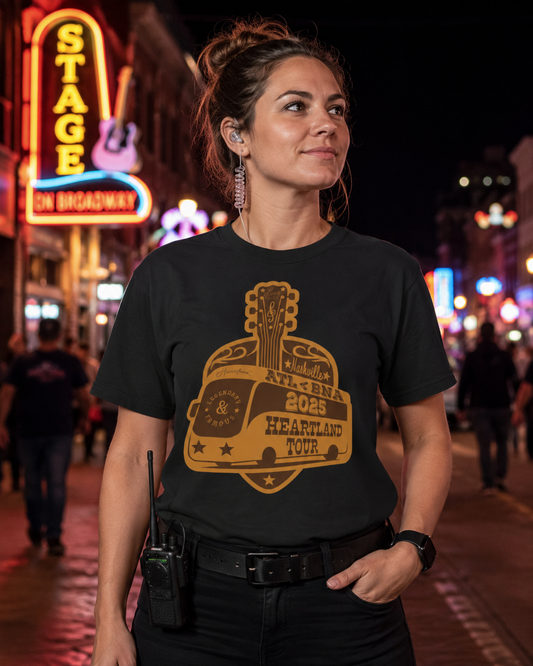 Heartland Tour 2025 - ATL to BNA Country Mystery Comfort Colors Tee**