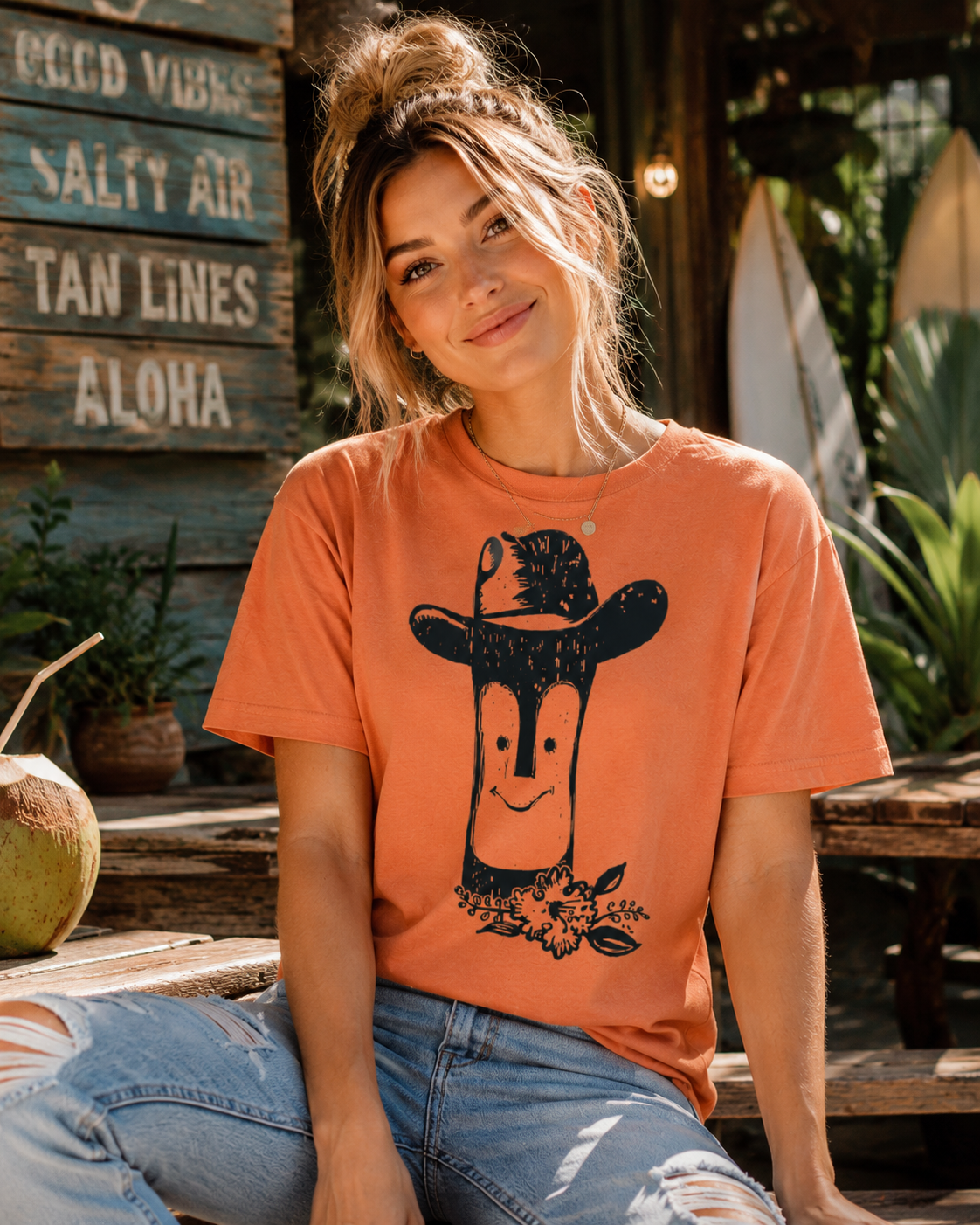 Cowboy Bob – 1955 San Francisco – Vintage Tiki Tee