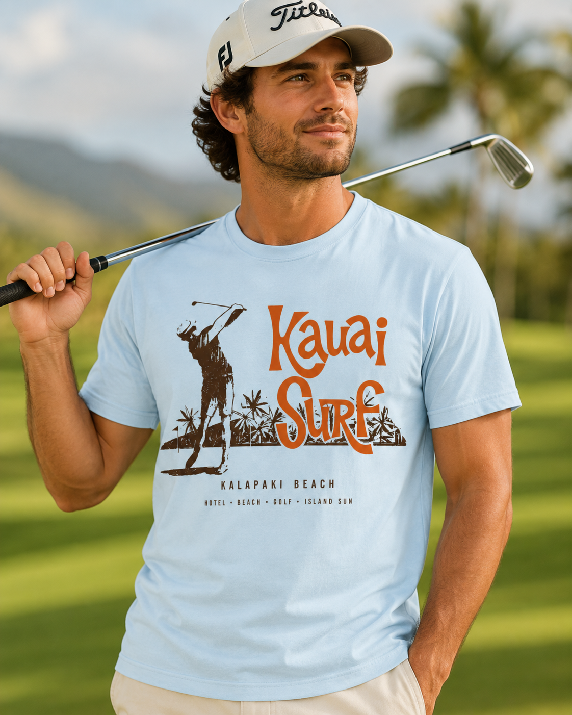 Kauai Surf - Kalapaki Beach 1960 - Vintage Hawaiian Resort Tee