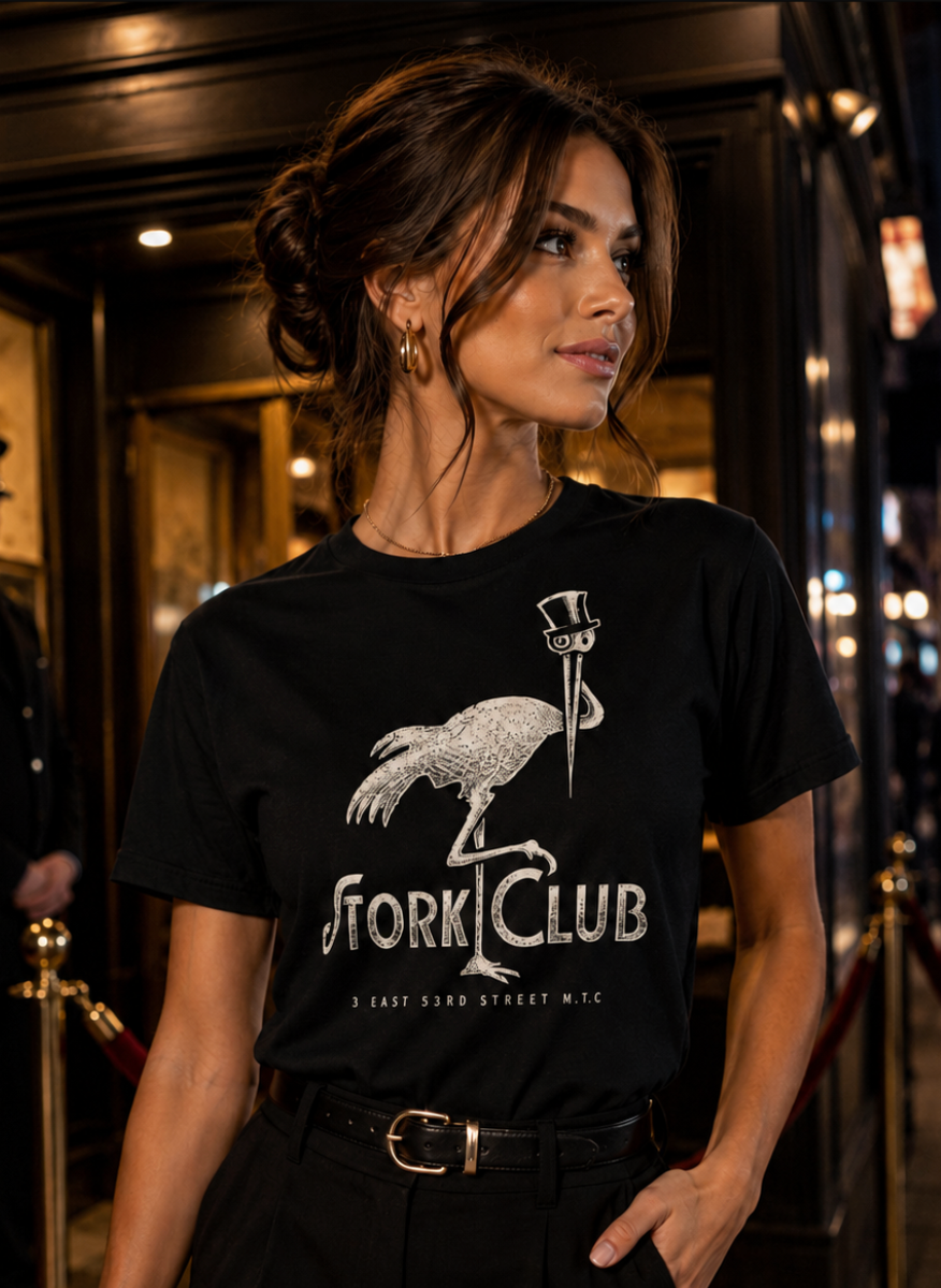 Stork Club – 3 East 53rd Street NYC – Vintage Nightclub Tee