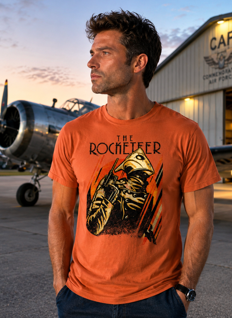 The Rocketeer – Pulp Adventure – Vintage Pop Tee