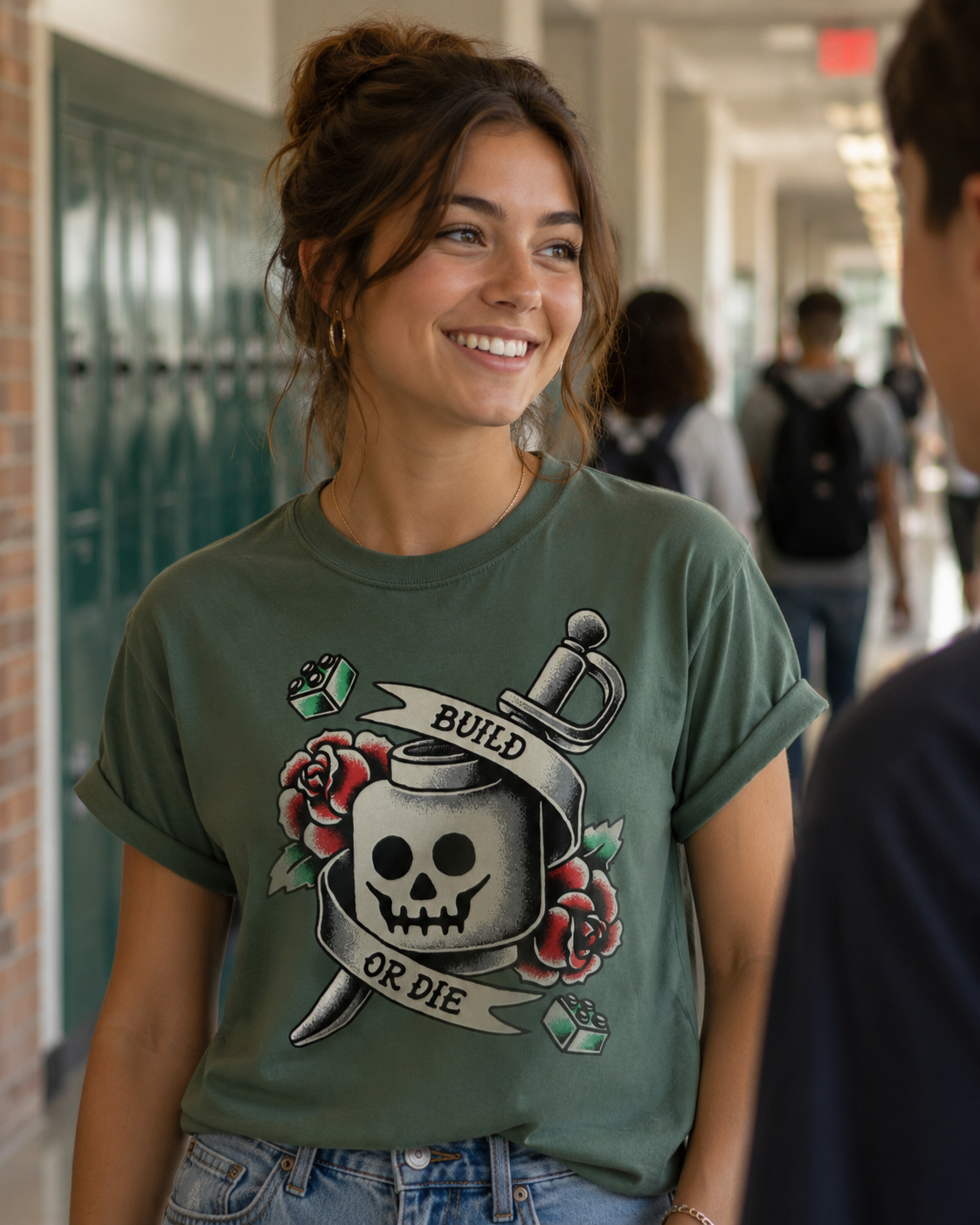 Build or Die – Toybox Rebel Era – Vintage Pop Tee