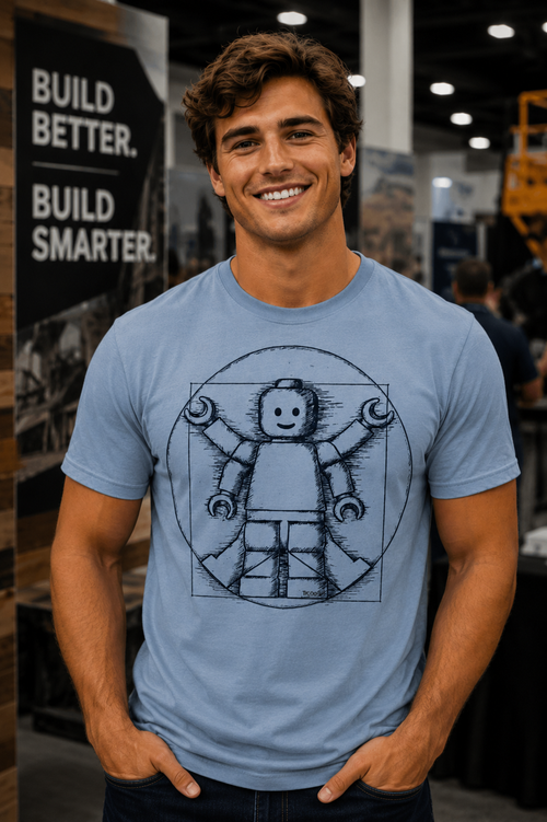 Vitruvian Minifig – Vintage Pop Tee