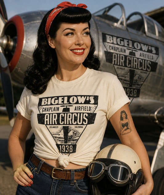 Bigelow’s Air Circus – Wingwalker Edition - Vintage Rocket Tee