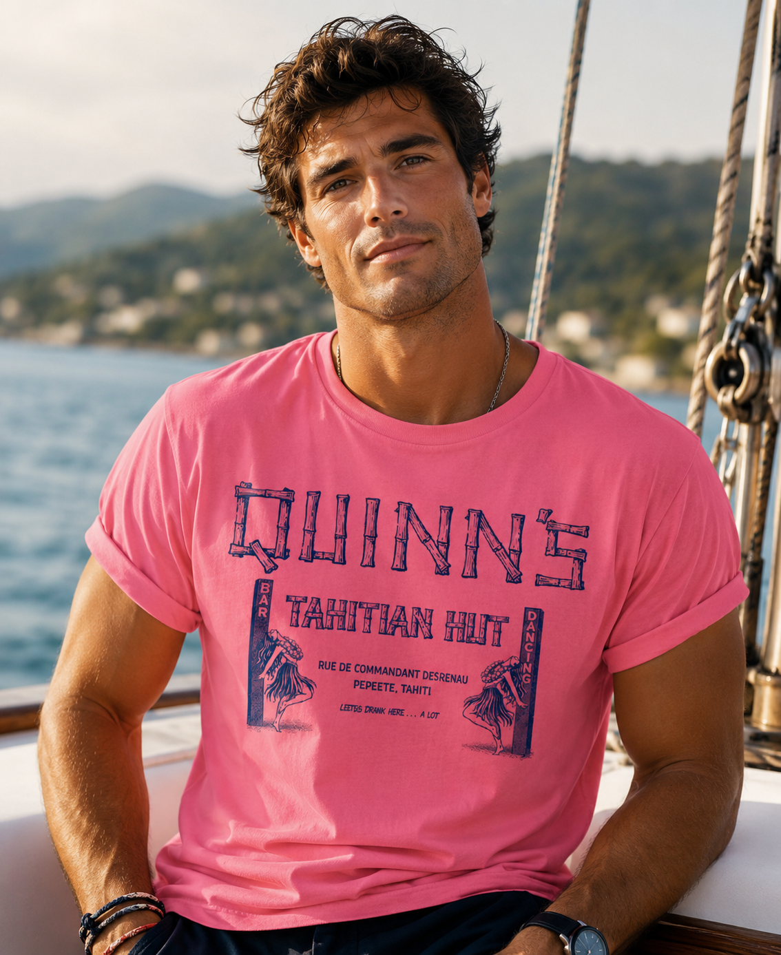 Quinn’s Tahitian Hut — “Leeteg Drank Here… A Lot” Tee