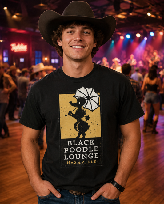 Black Poodle Lounge – Printer’s Alley Nashville – Vintage Tee