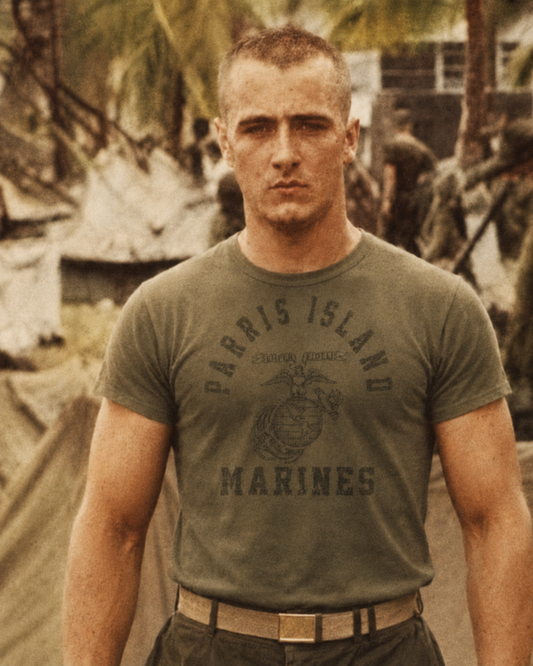 Parris Island Marines – Semper Fidelis Vintage Military Tee
